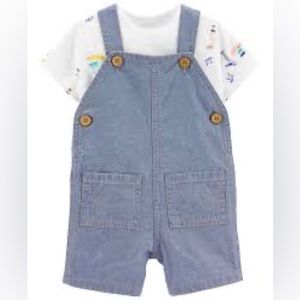 Carter’s tee Shortalls set